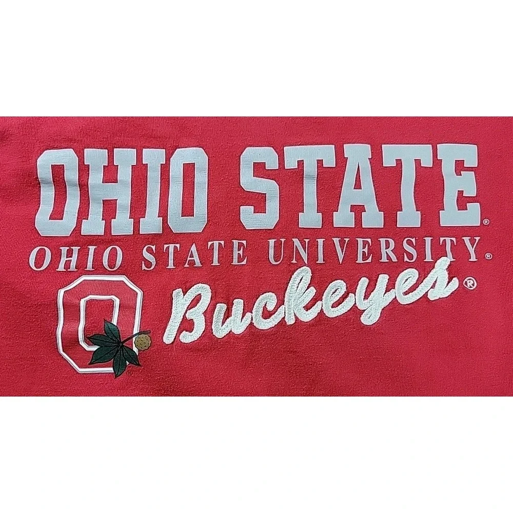 Ohio‎ State Buckeyes Youth Boys X-Large (20) RED T SHIRT COLOSSEUM ATHLETICS